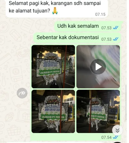 Pengiriman Papan Bunga Selamat Kedaung Wetan