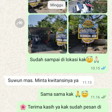 Pengiriman Papan Bunga Duka Kedaung Wetan
