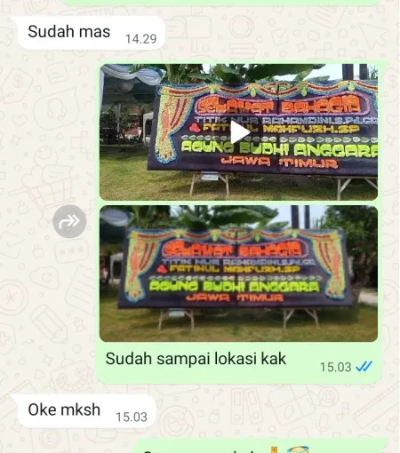 Pengiriman Papan Bunga Kedaung Wetan